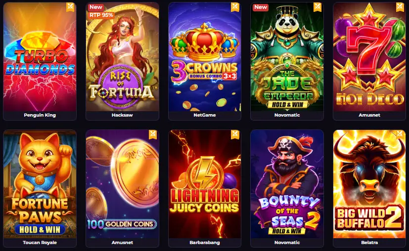 winrushgo casino jackpot games